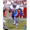 Image 1 : Barry Sanders Signed Detroit Lions High Step Action 8X10 Photo