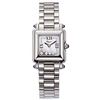 Image 1 : Chopard  Happy Sport Classic Square 5 Floating Diamonds  Women Watch