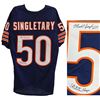 Image 1 : Mike Singletary Signed Navy Custom Throwback Jersey W/SB XX Champs