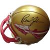 Image 1 : Brad Johnson Signed Florida State Seminoles Replica Mini Helmet
