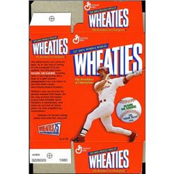 Mark Mcgwire Unsigned St. Louis Cardinals Mini Wheaties Box (Flat Unfolded) Commemorative Box Unused