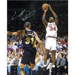 Charles Oakley Signed New York Knicks 16X20 Photo