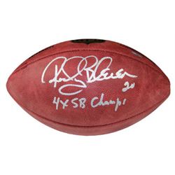 Rocky Bleier Signed Official NFL New Duke Football 4X SB Champs- Steiner Hologram (Pittsburgh Steele