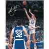 Image 1 : Christian Laettner Signed Duke Blue Devils Vertical 8X10 Photo 1992 The Shot Vs Kentucky Buzzer Beat