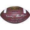 Barry Switzer Signed NCAA Wilson Replica Composite Football 74-75-85 National Champs (Silver Sig) (O
