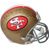 Joe Montana Signed San Francisco 49Ers Full Size Replica Helmet "The Catch" W/ Dwight Clark- Montana