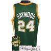 Image 1 : Spencer Haywood Signed Seattle Supersonics Green TB Prostyle Jersey HOF 15- JSA Hologram