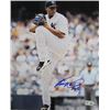 Image 1 : Ivan Nova Signed New York Yankees 8X10 Photo (Vertical Pitching)- MLB Hologram