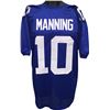 Eli Manning New York Giants Unsigned Blue Prostyle Jersey XL