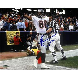 Andre Rison Signed Atlanta Falcons 8X10 Photo (TD Celebration)