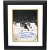Image 1 : Bobby Hull Signed Chicago Blackhawks 8X10 B&W Photo Custom Framed HOF 1983