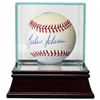 Image 1 : Julio Teheran Signed Rawlings Official Major League Baseball W/ Glass Case (Atlanta Braves)