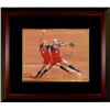 Image 1 : Jennie Finch Signed Olympic Team USA 16X20 Photo Custom Framed Double Exposure