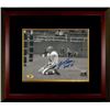 Image 1 : Y.A. Tittle Signed New York Giants Blood Sepia Horizontal 16X20 Photo HOF 71 Custom Framed