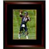 Image 1 : Peyton Manning Signed Denver Broncos 8X10 Photo Custom Framed (Navy Jersey Pass)