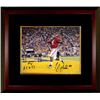 Image 1 : TJ Yeldon Signed Alabama Crimson Tide 16X20 Photo Custom Framed #4 AJ To TJ And Play Diagram (Horizo
