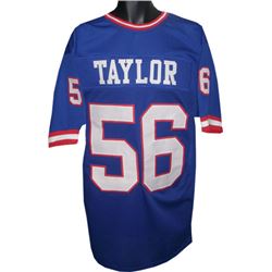 Lawrence Taylor New York Giants Unsigned Blue TB Prostyle Jersey XL