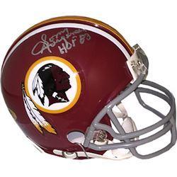 Sonny Jurgensen Signed Washington Redskins Maroon TB Riddell Mini Helmet HOF 83 (Gray Mask-Style Wor