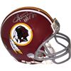 Image 1 : Sonny Jurgensen Signed Washington Redskins Maroon TB Riddell Mini Helmet HOF 83 (Gray Mask-Style Wor