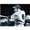 Image 1 : Yogi Berra Signed Swing  B/W Horizontal  8X10 Photo (MLB AUTH)