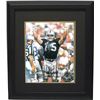 Image 1 : Howie Long Signed Oakland Raiders 8X10 Photo Custom Framed (Arms Up)