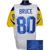 Image 1 : Isaac Bruce Signed St. Louis Rams White TB Prostyle Jersey- Bruce Hologram