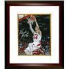 Image 1 : Frank Kaminsky Signed Wisconsin Badgers 8X10 Photo Custom Framed (Slam Dunk Vs Indiana White Jersey)