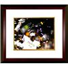 Image 1 : Ray Lewis Signed Baltimore Ravens 8X10 Photo Custom Framed (SB XLVII Trophy Celebration)