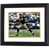 Image 1 : Drew Brees Signed New Orleans Saints 8X10 Photo Custom Framed (Black Jersey Passing)
