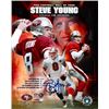 Image 1 : Steve Young Signed San Francisco 49Ers 16X20 HOF Collage