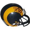 Marshall Faulk Signed St. Louis Rams Mini Helmet TB SB Champs- Faulk Hologram