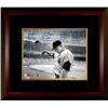 Image 1 : Ralph Terry Signed New York Yankees B&W 16X20 Photo Custom Framed Mickey Mantle Teammates W/ 21 Sign
