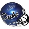 Image 1 : Sonny Jurgensen Signed Duke Blue Devils Replica Mini Helmet