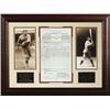 Image 1 : Babe Ruth Unsigned Boston Red Sox/New York Yankees Curse Of The Bambino Transfer Player 34X21 Custom