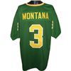 Image 1 : Joe Montana Notre Dame Fighting Irish Unsigned Green TB Custom Jersey XL