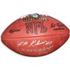 Image 1 : Billy Kilmer Signed Official NFL Tagliabue Football 72 NFC Champs (Washington Redskins)