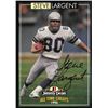 Image 1 : Steve Largent Signed Seattle Seahawks 1996 Jimmy Dean Pro Football Players Alumni Football Card