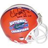 Image 1 : Chris Leak Signed Florida Gators Replica Mini Helmet W/ National Champs Logo & 2006 BCS MVP