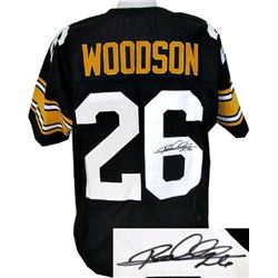 Rod Woodson Signed Pittsburgh Steelers Black Prostyle Jersey