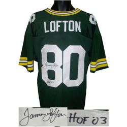 James Lofton Signed Green Bay Packers Green Prostyle Jersey HOF 03- JSA Hologram