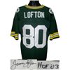 Image 1 : James Lofton Signed Green Bay Packers Green Prostyle Jersey HOF 03- JSA Hologram