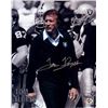 Image 1 : Tom Flores Signed Oakland Raiders 8X10 Photo Coaching