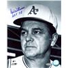 Image 1 : Dick Williams Signed Oakland Athletics 8X10 Photo HOF 08 (Deceased)