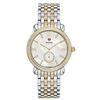 Image 1 : Michele  Gracile Two-Tone  Women Watch