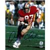 Image 1 : Dwight Clark Signed San Francisco 49Ers 8X10 Photo (Red Jersey Run)- Clark Hologram
