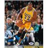 Image 1 : Magic Johnson Signed Los Angeles Lakers 8X10 Photo- PSA Hologram