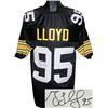 Image 1 : Greg Lloyd Signed Pittsburgh Steelers Black Prostyle Jersey