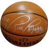 Rick Barry Signed Spalding NBA Indoor/Outdoor Basketball HOF 1987 & TOP 50 (Golden State Warriors-Si