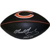 Mike Singletary Signed Chicago Bears Black Logo Football HOF 98