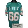 Larry Little Signed Miami Dolphins Teal TB Prostyle Jersey HOF 93